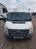 WHITE FORD TRANSIT 125 T350 RWD DIESEL PANEL VAN 2198CC FIRST REGISTERED 11/2/2014 REG: YT63ZXX MILEAGE: 202444 NO V5 MOT UNTIL 12/10/24 1 KEY - 5