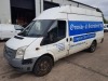 WHITE FORD TRANSIT 125 T350 RWD DIESEL PANEL VAN 2198CC FIRST REGISTERED 13/12/2013 REG:BG63TDO MILEAGE: 335371 NO V5 1 KEY MOT UNTIL 26/9/2024 - 2