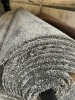 TRADE FLOORING LOT ***LOCATED IN CROYDON*** IE.8 ROLLS OF CARPET - 2 X GREY, GREY FLEECE, GREY/WHITE FLEECE, BROWN/WHITE FLEECE, LIGHT BEIGE, LIGHT GREY (ALL LENGTHS UNKNOWN - SEE ALL AVAILABLE IMAGES), 2 BOXES OF ADHESIVE SPRAY & 3 (48) COIL METAL FLOOR - 4