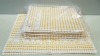 144 X BRAND NEW TEA / KITCHEN TOWELS - IN YELLOW COLOUR - ( 50 X 70 CM ) IN 2 BOXES