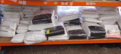 30+ BRAND NEW BEDDING LOT CONTAINING LUXURY QUILTED MATTRESS PROTECTOR TO FIT 4 FT BED - LIYANAH LONDON PAIR OF LUXURY QUILTED PILLOW PROTECTORS- MUSBURY FABRICS QUILTED MATTRESS PROTECTOR EXTRA DEEP SKIRT FOR THE DEEPER MATTRESS - 48 X 75 COROVIN MATTRES