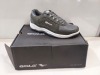 9 X CHARCOAL GOLA TRAINERS IN UK SIZE UK 7, RRP £49.99 EACH - TOTAL RRP £349.93 ON TWO SHELVES