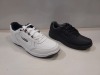 8 X GOLA TRAINERS IN BLACK/WHITE/NAVY IN MIXED SIZES- UK SIZES 7,8,9,10,15 - TOTAL RRP £320-ON ONE SHELF