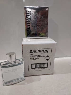 54 X BRAND NEW SALMING MATCH UP EAU DE TOILETTE SPRAY- 100ML- IN ONE BOX