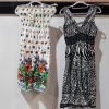 22 X BRAND NEW PISTACHIO SUMMER DRESSES, 10 IN BLACK AND WHITE SIZE LARGE, 12 DRESSES IN FLORAL PRINT WHITE- RRP £25 EACH- £550 TOTAL-TWO TRAYS- TRAYS NOT INCLUDED