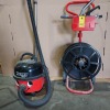 2 X PIECES LOT CONTAINING STRAPPING KIT- TROLLEY + 1500M STRAPPING AND COMBINATION TOOL'S AND 1 HENRY HOOVER