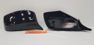 17 X BRAND NEW PAIRS OF GLOSS BLACK M STYLE SIDE MIRROR COVER CAPS FOR - BMW E60 - E61 -- 2003 - 2008