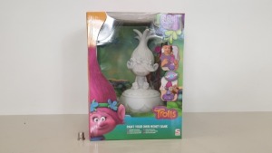 20 X BRAND NEW TROLLS PAINT YOUR OWN POPPY MONEY BOX - INCLUDES BRUSH AND PAINTS - IN 10 BOXES