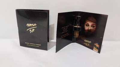 900 X PIECE BRAND NEW SARAH JESSICA PARKER EAU DE PARFUM ELIXIR - PERFUME SAMPLE IN ONE LARGE BOX