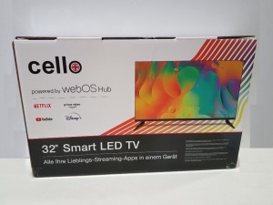 BRAND NEW CELLO C32WS 32 INCH SMART LED TV (A GRADE)