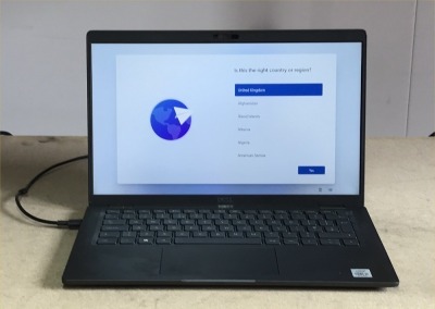 DELL LATITUDE 7410 LAPTOP, INTEL I5-10210U CPU, 8GB RAM, 256GB HDD, DATA WIPED & WIN 11 INSTALLED, GOOD BATTERY - NO CHARGER