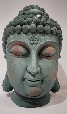 26 X BRAND NEW PREMIER BUDDHA HEAD IN SIZE 44 X DIA. 29CM IN 13 BOXES ( LOAD 3 PALLET )