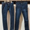 5 X BRAND NEW MIXED LOT CONTAINING 4 ENZO DENIM JEANS -- 2 IN 32 R - 1 IN 32S - 1 IN 32L - 1 DML JEANS SIZE 32 R ALL IN NAVY BLUE