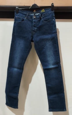 5 X BRAND NEW ENZO 989 DENIM JEANS - 2 IN SIZE 32L - 3 IN SIZE 32R - ALL IN NAVY BLUE