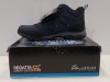 4 X BRAND NEW MENS REGATTA HOLCOMBE IEP MID HIKING BOOTS IN NAVY GRANITE - 2 IN UK SIZE 11 - 1 UK SIZE 12 - 1 IN UK SIZE 13 - RRP £100 EACH