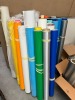 70+ ROLLS OF COLOURED FILE (SEE ALL IMAGES) *** NOTE THIS ASSET IS LOCATED IN CROYDON ***