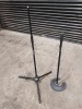 E.STUDIO 1M MICROPHONE STAND - LOW & A CHORD NICROPHONE STAND - LOW