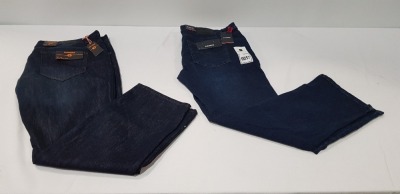 5 X BRAND NEW ENZO 989 JEANS IN SIZE 42R IN NAVY BLUE