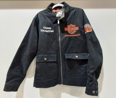 1 X BRAND NEW HARLEY DAVIDSON 120TH ANNIVERSARY WORK JACKET - ( 97526-23VM ) - IN SIZE M - RRP £ 170.00