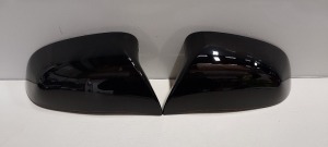 11 X BRAND NEW GLOSS BLACK SIDE MIRROR CAPS - M STYLE FOR BMW X5 F15 / X6 F16 / 28i / 35i - 2014 - 2018