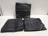 20 X BRAND NEW BLACK CAR SEAT COVERS - PU LEATHER - UNIVERSAL PET PROTECTORS - IN 4 BOXES