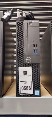 DELL OPTIPLEX 3050 SFF PC, INTEL I5-7500 CPU, 4GB RAM, 500GB HDD, (DATA WIPED & WINDOWS 11 O/S INSTALLED) - WITH POWER LEAD