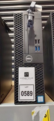 DELL OPTIPLEX 3050 SFF PC, INTEL I5-7500 CPU, 4GB RAM, 500GB HDD, (DATA WIPED & WINDOWS 11 O/S INSTALLED) - WITH POWER LEAD