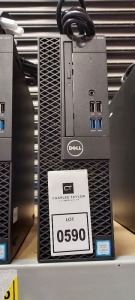 DELL OPTIPLEX 3050 SFF PC, INTEL I5-7500 CPU, 4GB RAM, 500GB HDD, (DATA WIPED & WINDOWS 11 O/S INSTALLED) - WITH POWER LEAD