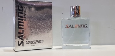 54 X 100ML SALMING MATCH UP SILVER EAU DE TOILETTE - IN 1 OUTER CARTON