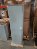 6 X BRAND NEW NARA 3 DOOR PUSH TO OPEN HINGES TALL UNIT IN MATT PEARL GREY ( 29389/456)