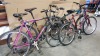 4 X MIXED BIKE LOT CONTAINING - 1 TREK BIKE- 1 GIANT BIKE - 1 TORNADO PROBIKE - 1 TOWN AND TRAIL FALCON EXPLORER 12