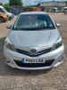 SILVER TOYOTA YARIS TREND VVT-1 SILVER HATCHBACK 1329CC FIRST REGISTERED 8/3/13 REG:PO13 LDA MILEAGE: 80629 V5 MOT EXPIRES 18/10/24 1 KEY REVERSING CAMERA, AIR CON - 5