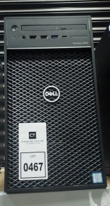 DELL PRECISION 3630 WORKSTATION WITH INTEL I7-8700 CPU, NVIDIA QUADRO P1000 GPU CARD, 16GB RAM, 2 X 500GB HDD, (DATA WIPED & WIN 11 INSTALLED) - WITH POWER LEAD