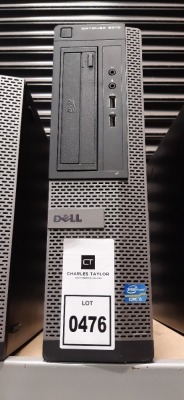 DELL OPTIPLEX 3010 SFF PC WITH INTEL I5-3470 CPU, 8GB RAM, 120GB SSD, (DATA WPED & WIN 11 INSTALLED) - WITH POWER LEAD