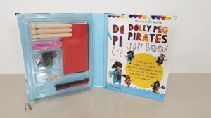 60 X BRAND NEW MAKE AND CREATE DOLLY PEG PIARATE CRAFT KITS - IN 5 BOXES