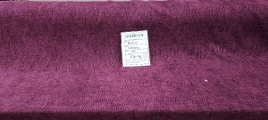 1 X BRAND NEW CURTAIN FABRIC ROLL - APPROX 40M IN LENGTH - 140 CM WIDE - ROSARIO DESIGN IN MULBERRY COLOUR - PRICE PER METRE £30.99 - TOTAL £1240