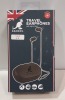 108 X BRAND NEW KANGOL TRAVEL EARPHONES WITH CARRIER CASE IN BLACK