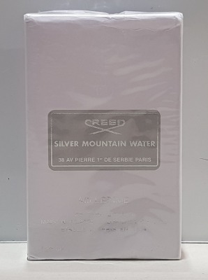 1 X CREED SILVER MOUNTAIN WATER MILLESIME (BOX SEALED) - EAU DE PARFUM - 120 ML NOTE: BATCH NUMBER IS A3511S01 (WHICH IS SEPT 2011 MANUF)