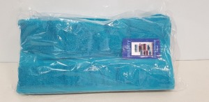 66 X BRAND NEW MUSBURY LUXURY SUPERSOFT TEAL TOWELS IN SIZE 50X90CM