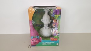 48 X BRAND NEW TROLLS PAINT YOUR OWN MONEY BANK - INCLUDES BRUSH AND PAINT