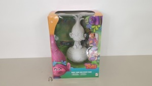 48 X BRAND NEW TROLLS PAINT YOUR OWN MONEY BANK - INCLUDES BRUSH AND PAINT