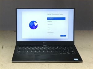 DELL XPS 13 9360 LAPTOP WITH INTEL I5-7200U CPU, 8GB RAM, 256GB SSD, (DAT WIPED & WIN 11 INSTALLED), FAIR BATTERY - NO CHARGER