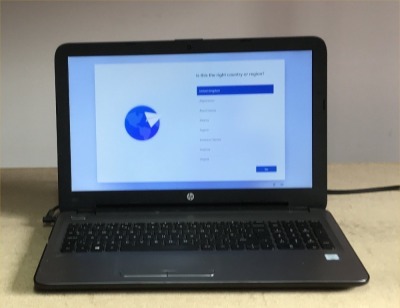 HP 250 G5 LAPTOP WITH INTEL I5-6200U CPU, 8GB RAM, 256GB SSD, (DATA WIPED & WIN 11 INSTALLED), FAULTY BATTERY, INCLUDING CHARGER