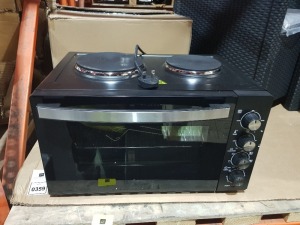 1 X BRAND NEW UNBRANDED GRILL AND TWO ELECTRIC HOBS