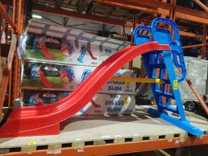 1 X BIG SPLASH SLIDE - HEIGHT 114CM X LENGTH 85CM X WIDTH 189CM - PRE - BUILT