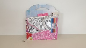 24 X BRAND NEW DISNEY PRINCESS COLOUR YOUR OWN BAG WITH ACCESSORIES - IN 4 BOXES