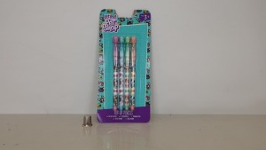 140 X BRAND NEW LITTEST PET SHOP SET OF 4 POP-UP PENCILS - IN 5 BOXES