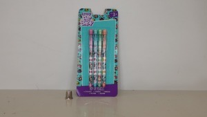 140 X BRAND NEW LITTEST PET SHOP SET OF 4 POP-UP PENCILS - IN 5 BOXES