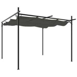 1 X STUDIO PERGOLA 3 3 43 - IN COLOUR ANTHRACITE - LENGTH 296.5CM (1ST IMAGE FOR REPRESENTATION ONLY)