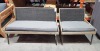 2 PIECE ETHIMO HIGH END ITALIAN OUTDOOR FURNITURE LOT TO INC - ALLAPERTO MOUNTAIN ETWICK LOUNGE CHAIR & ALLAPERTO MOUNTAIN ETWICK TWO-SEATER SOFA RRP £976.72 - 2